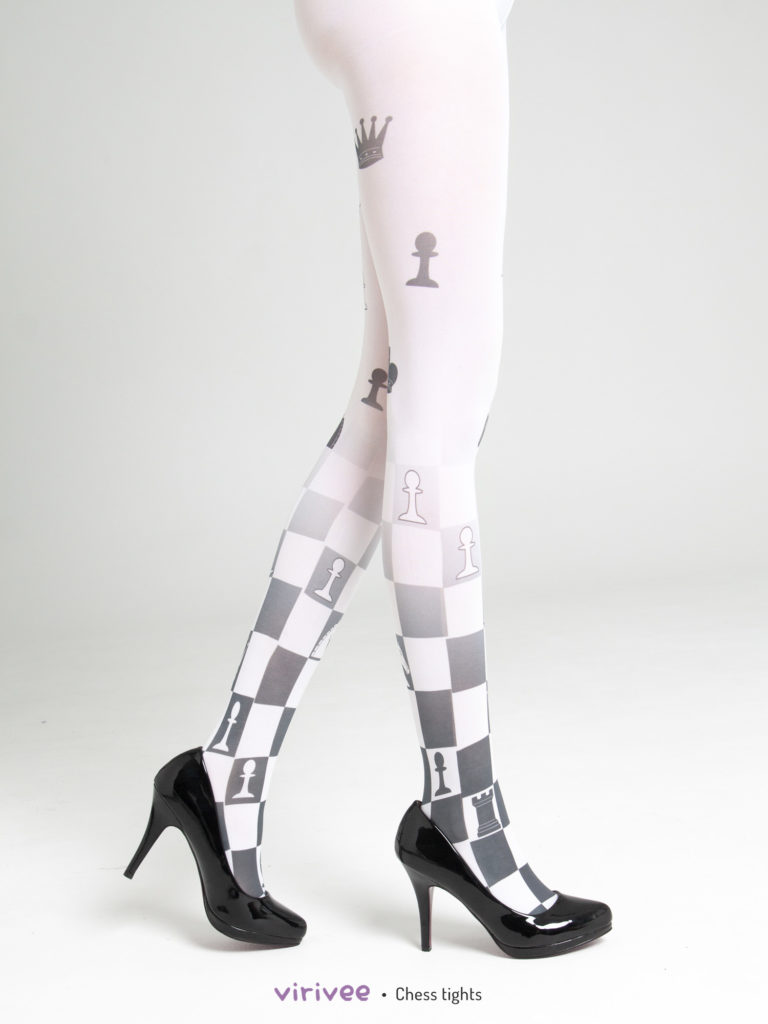 Chess tights in S-4XL sizes